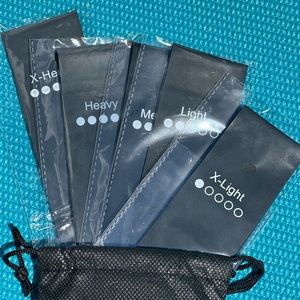 5 Elastic Bands with Bag 🖤